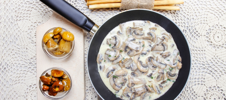 Te enseñamos cómo preparar una salsa de champiñones